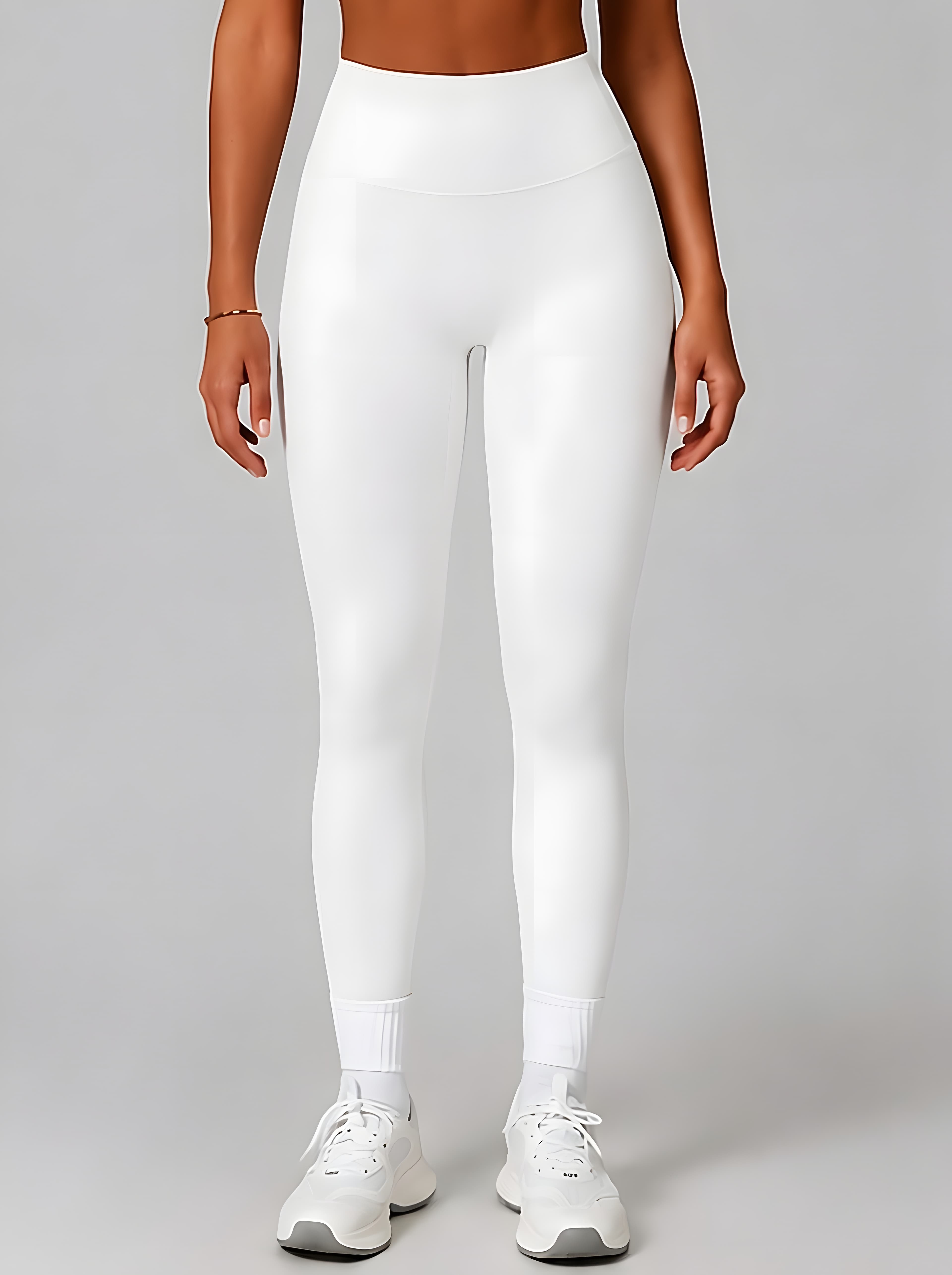 High-waist Legging — white